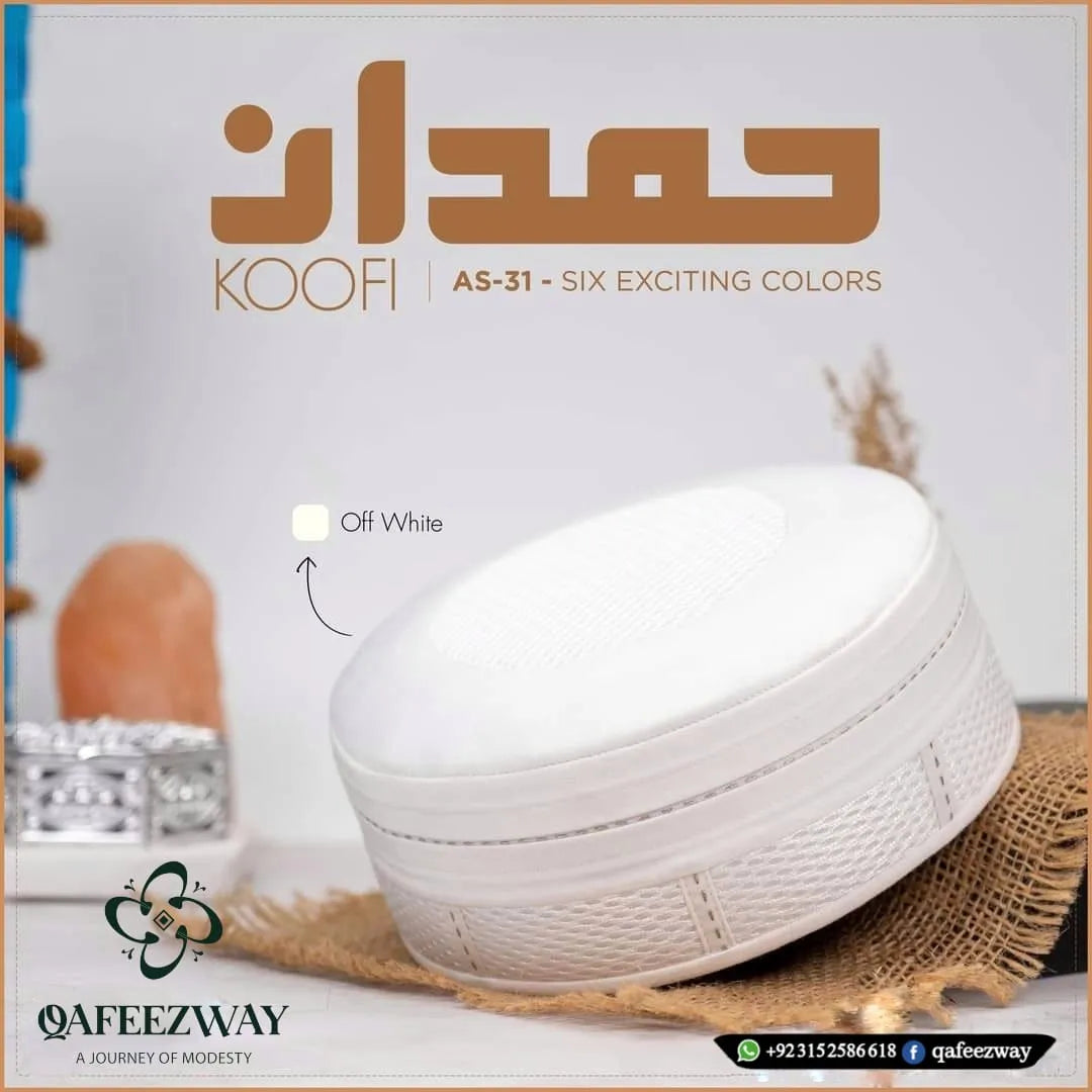 Hamdan Koofi Off White - Qafeezway 